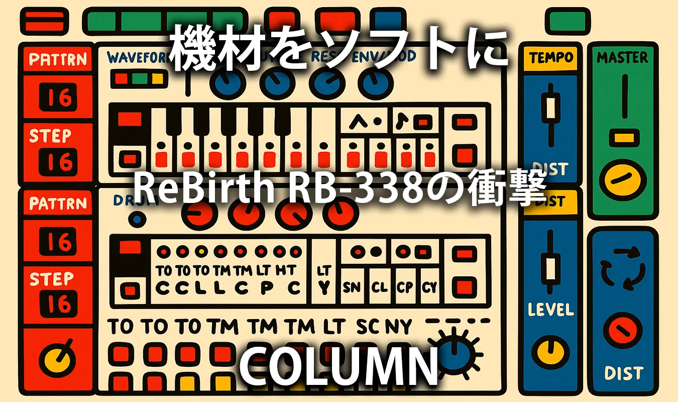 【コラム】 機材をソフトに──ReBirthRB‑338の衝撃
