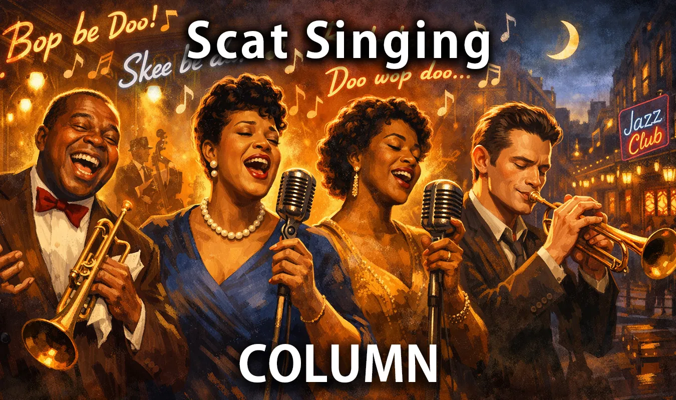 【コラム】 スキャット唱法の文化史——声が楽器になる瞬間