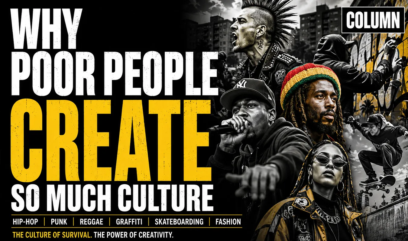 【コラム】 Why Poor People Create So Much Culture — 貧しい人々は、なぜこれほど多くの文化を生み出すのか？