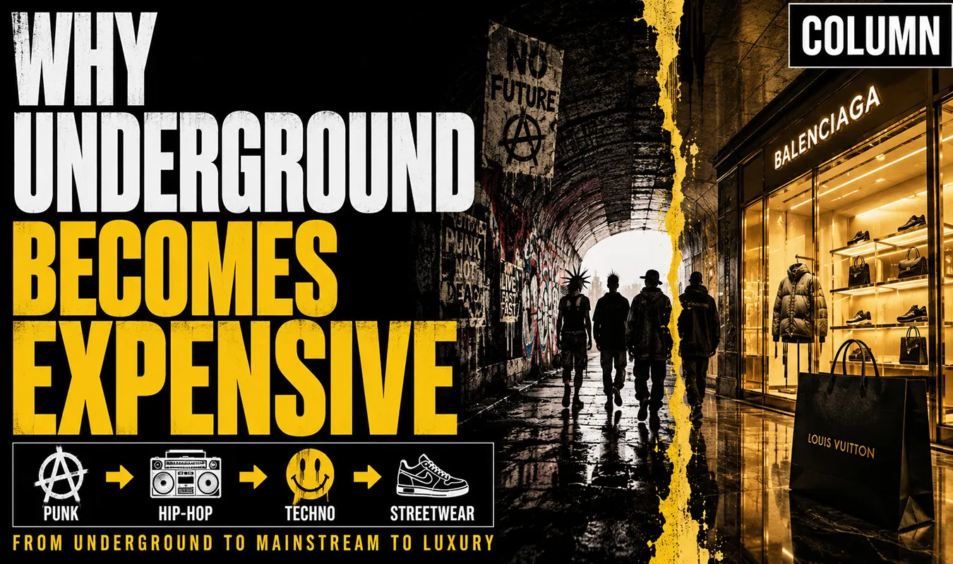 【コラム】 Why Underground Culture Eventually Becomes Expensive — なぜ反体制から生まれた文化は、やがて高価な商品や巨大市場へ変わっていくのか